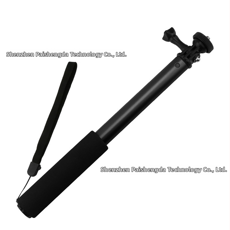 GoPro Selfie tyč so špongovou rukoväťou, teleskopická predĺžená tyč z hliníkovej zliatiny, kompatibilná s GoPro 8