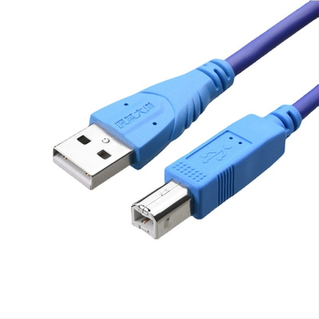 Dark Blue Avenue Cablu USB pentru imprimantă 2.0, înaltă viteză, nucleu din cupru ecranat, pentru imprimante