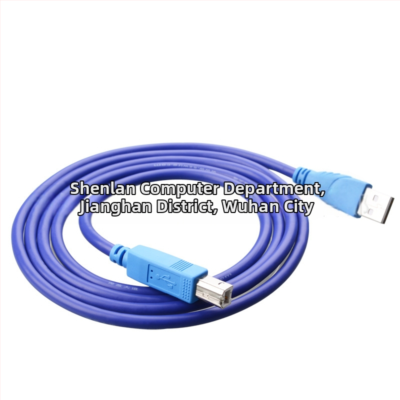 Dark Blue Avenue Cablu USB pentru imprimantă 2.0, înaltă viteză, nucleu din cupru ecranat, pentru imprimante