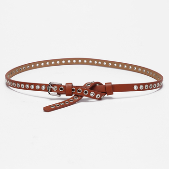 Curea pentru femei, PU piele, cataramă cu ac decupat, cataramă PU/ piele imitata, Femei adulte, Primăvara 2022