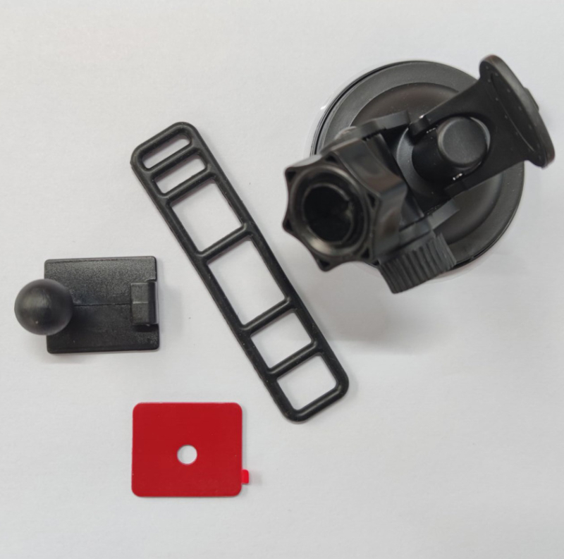 Suport ETC pentru mașină cu ventuză – Plastic, Stil minimalist (Model: Suport ETC cu ventuză pentru mașină; Material: Plastic; Stil: Minimalist; Personalizare: Disponibilă)