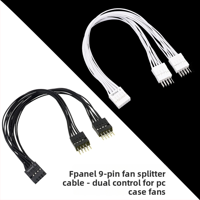 Jumper kábel s 9-pinmi pre desktopovú základnú dosku, predný panel a skrinku – dvojité ovládanie