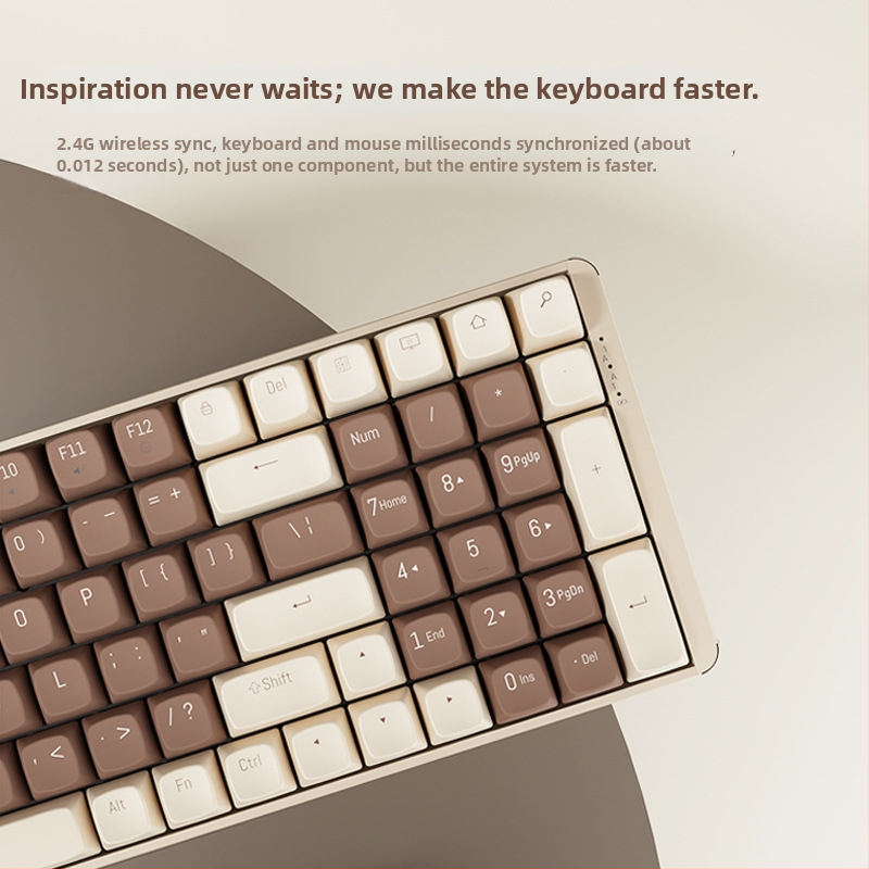 Set CK100 tastatură mecanică fără fir și mouse – Brand Aigo/Patriot, Model CK100, compatibil cu desktop și laptop