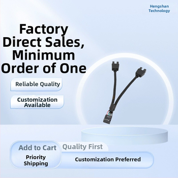 Adaptér USB 9-pin pre základnú dosku: 9-pin na dvojité 9-pin USB konektory HUB