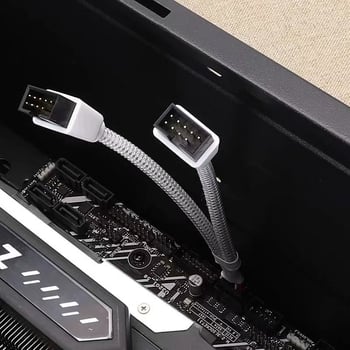 Adapter USB 9-pin na dvostruki 9-pin USB header za matičnu ploču