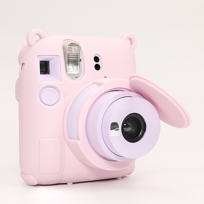 Carcasă protectoare din silicon pentru Mini12 cameră, rezistentă la uzură, anti-tăiere, geantă de cameră portabilă, stil clutch