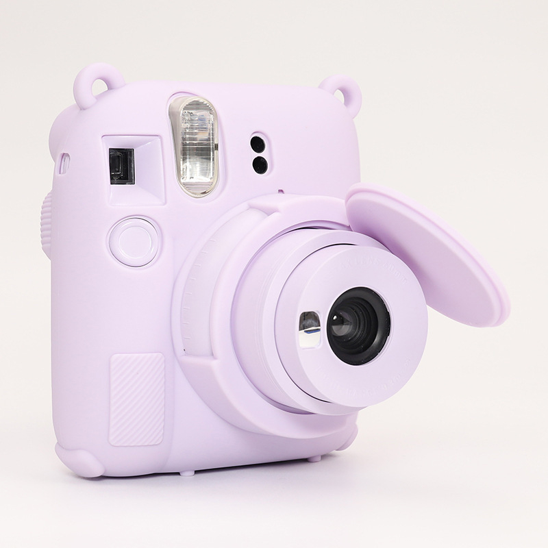 Carcasă protectoare din silicon pentru Mini12 cameră, rezistentă la uzură, anti-tăiere, geantă de cameră portabilă, stil clutch