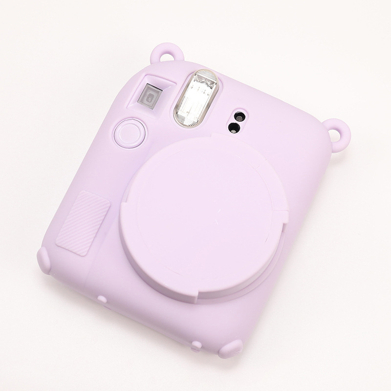 Carcasă protectoare din silicon pentru Mini12 cameră, rezistentă la uzură, anti-tăiere, geantă de cameră portabilă, stil clutch