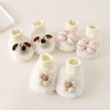 Bērnu kurpes pirmajiem soļiem - cartoon dizains, PU zole, mīksts velūrs augšpuse, vilnas-kašmīra iekšējā zole, kokvilnas odere