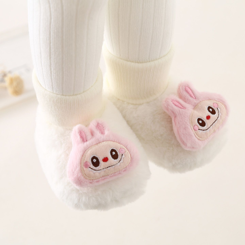 Bērnu kurpes pirmajiem soļiem - cartoon dizains, PU zole, mīksts velūrs augšpuse, vilnas-kašmīra iekšējā zole, kokvilnas odere