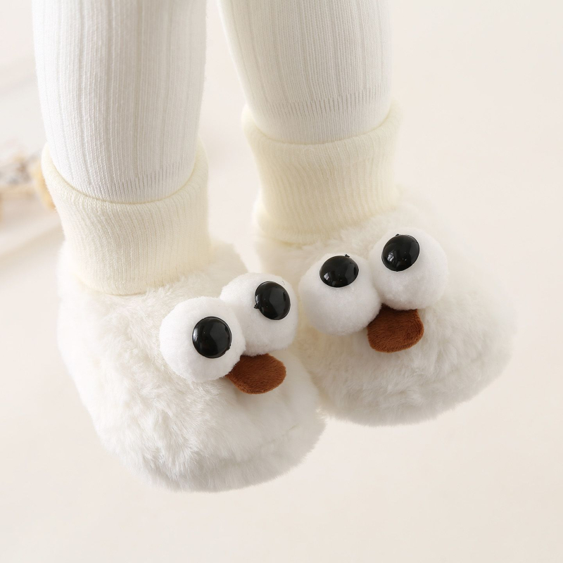 Bērnu kurpes pirmajiem soļiem - cartoon dizains, PU zole, mīksts velūrs augšpuse, vilnas-kašmīra iekšējā zole, kokvilnas odere