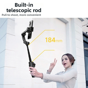 M06 trojosi stabilizátor s výsuvnou selfie tyčou, Bluetooth, diaľkové ovládanie, stabilizácia obrazu v tele