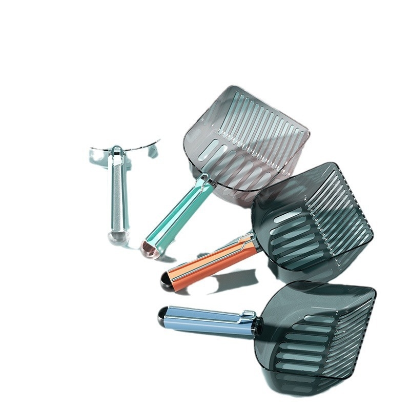 Lingură din plastic pentru nisip de pisici, cu sită de curățare cu găuri - Utilizare generală, ABS, Disponibilitate globală, Brand MJY