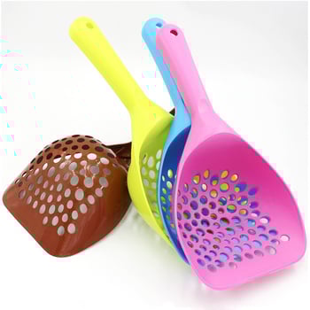 Пластмасова лопатка за котешка тоалетна — инструмент за почистване