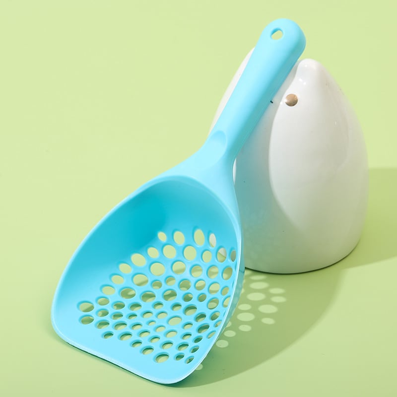 Пластмасова лопатка за котешка тоалетна — инструмент за почистване