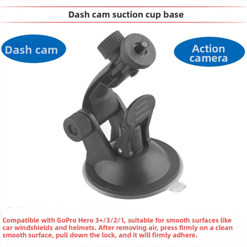 Journalists automobilový držiak s vákuovou prisávou, univerzálny 1/4 závit, z plastu