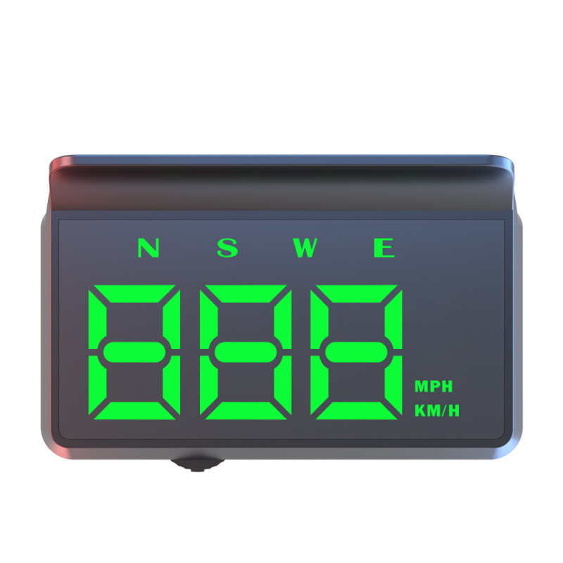 HUD automa displejs – modelis W2s-green, USB barošana, svars 100 g, universāls visiem modeļiem