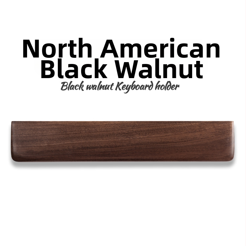 Mehāniskās tastatūras plaukstas balsts – Ciets koks, nodilumizturīgs, ērtā plaukstas un pele balsts spēlēm, pielāgojams