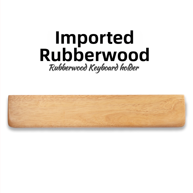 Mehāniskās tastatūras plaukstas balsts – Ciets koks, nodilumizturīgs, ērtā plaukstas un pele balsts spēlēm, pielāgojams