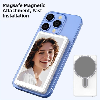 Išmaniojo telefono dalijamo ekrano įrenginys – magnetinis selfie, ABS korpusas, Bluetooth palaikymas, suderinamas su visais modeliais