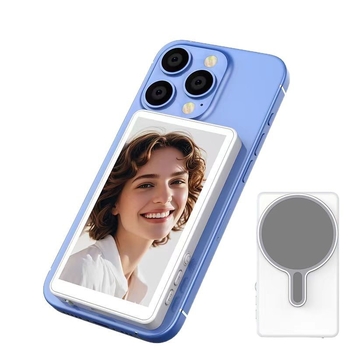 Dispozitiv de ecran împărțit pentru smartphone – Selfie magnetic, carcasă ABS, Bluetooth, Compatibil cu toate modelele
