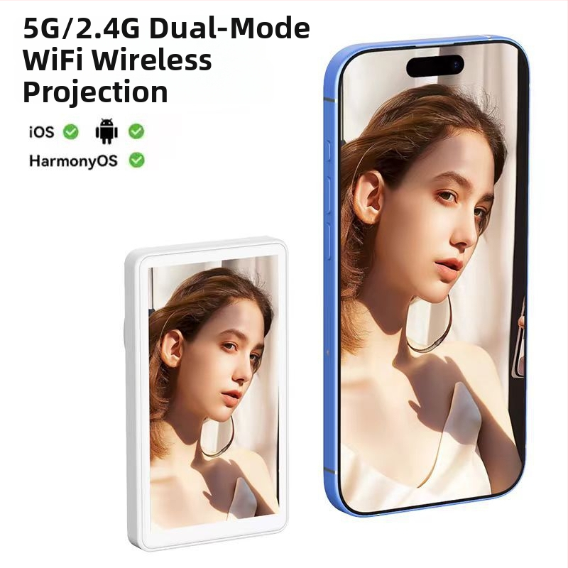 Viedtālruņa dalāmās ekrāna ierīce – magnētiskais selfie, ABS korpuss, Bluetooth atbalsts, saderīgs ar visiem modeļiem