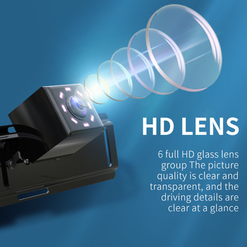 Monitor auto cu LCD pentru monitorizarea bebelușilor, model YB-043CA, ecran LCD, rezoluție 480x272, intrare analogică/digitală