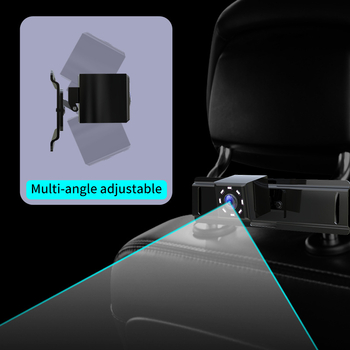 Monitor auto cu LCD pentru monitorizarea bebelușilor, model YB-043CA, ecran LCD, rezoluție 480x272, intrare analogică/digitală