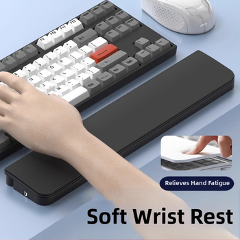 Kit de curățare pentru gaming și birou – suport silicon pentru încheietura tastaturii, anti-alunecare, ușor de curățat, model AL202511054