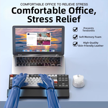 Kit de curățare pentru gaming și birou – suport silicon pentru încheietura tastaturii, anti-alunecare, ușor de curățat, model AL202511054