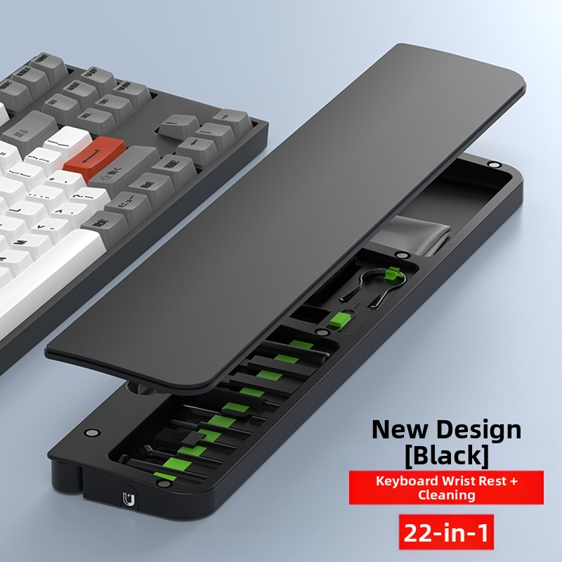 Kit de curățare pentru gaming și birou – suport silicon pentru încheietura tastaturii, anti-alunecare, ușor de curățat, model AL202511054