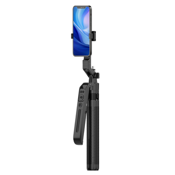 Aluminijski video stabilizator s praćenjem lica i stabilizacijom slike; uključeni daljinski upravljač; Bluetooth; dodatno osvjetljenje; podrška prilagodbi.