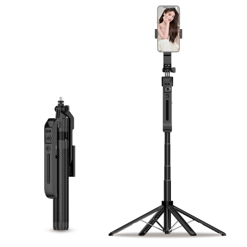 Aluminijski video stabilizator s praćenjem lica i stabilizacijom slike; uključeni daljinski upravljač; Bluetooth; dodatno osvjetljenje; podrška prilagodbi.