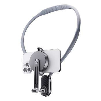 Hot Wheat suport pentru telefon deasupra capului pentru filmări POV – stabilizare magnetică, corp din aliaj, pentru streaming în aer liber