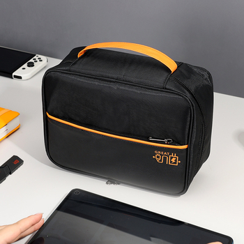 Trostruka putna torba za kabeli i power bank organizator, vodootporna — (20-35L; Poliester; Vodootporna; Suho/mokro odvajanje; Rekreacijsko putovanje)