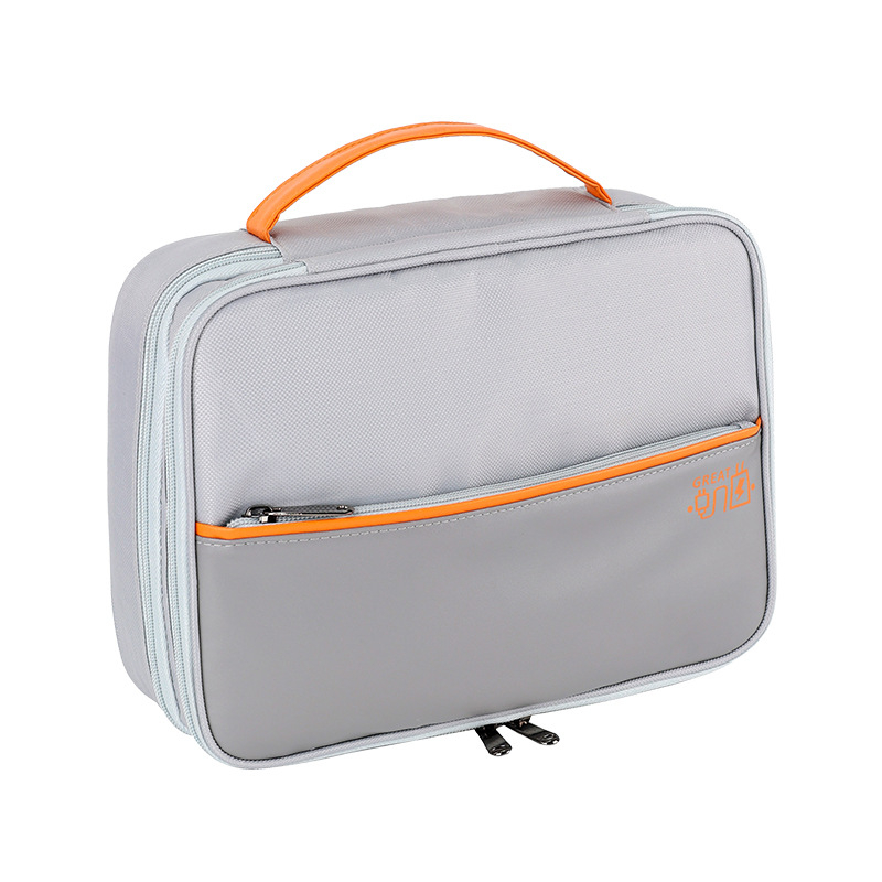 Trostruka putna torba za kabeli i power bank organizator, vodootporna — (20-35L; Poliester; Vodootporna; Suho/mokro odvajanje; Rekreacijsko putovanje)
