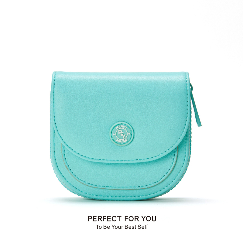 Ženski PU novčanik, više pretinaca za kartice, pretinac za novčiće, kompaktni polukružni dizajn, gradski minimalistički stil, podstava od poliestera