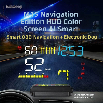 Automobilinis LCD HUD ekranas belaidžiu Bluetooth