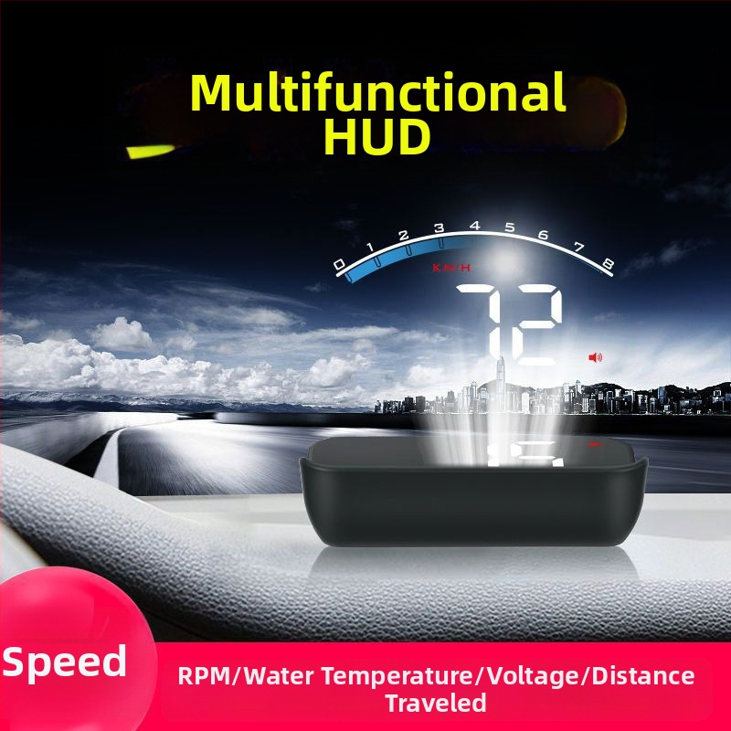 Automobilinis LCD HUD ekranas belaidžiu Bluetooth