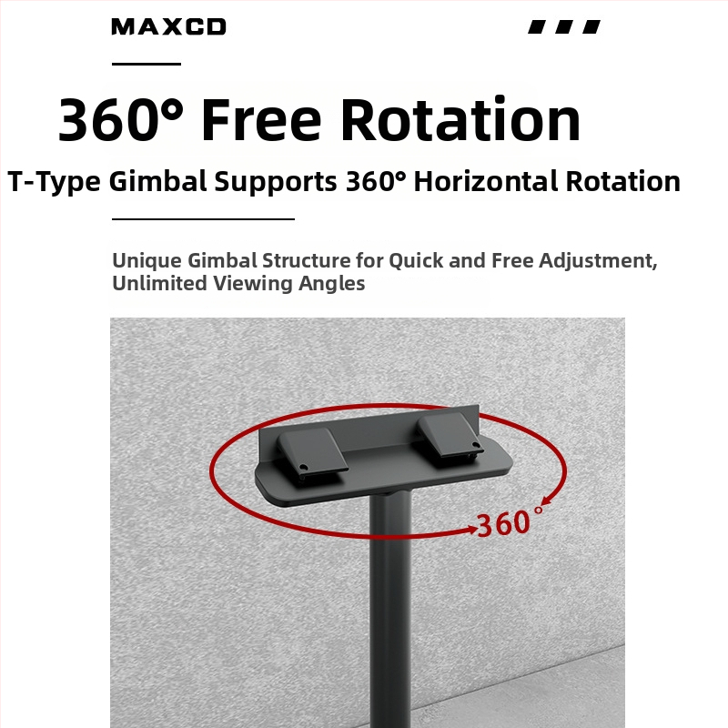 Držiak projektora JMGO N1Spro/Ultra – hliníková zliatina, T‑tvarný pan/tilt podlahový stojan, skrytá kabeláž