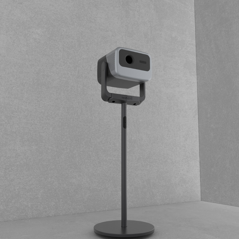 Držiak projektora JMGO N1Spro/Ultra – hliníková zliatina, T‑tvarný pan/tilt podlahový stojan, skrytá kabeláž