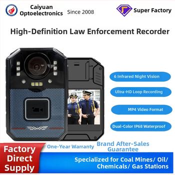 Policajná kamera na nosenie na tele - Nočné videnie 2K, predné hrudné uchytenie, prenášateľný infrazáznam