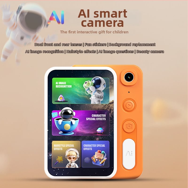 P6 pametna AI dječja kamera – 5MP, 3,97 inča LCD, Android sustav, proširiva TF kartica, trajanje baterije 4–6 sati