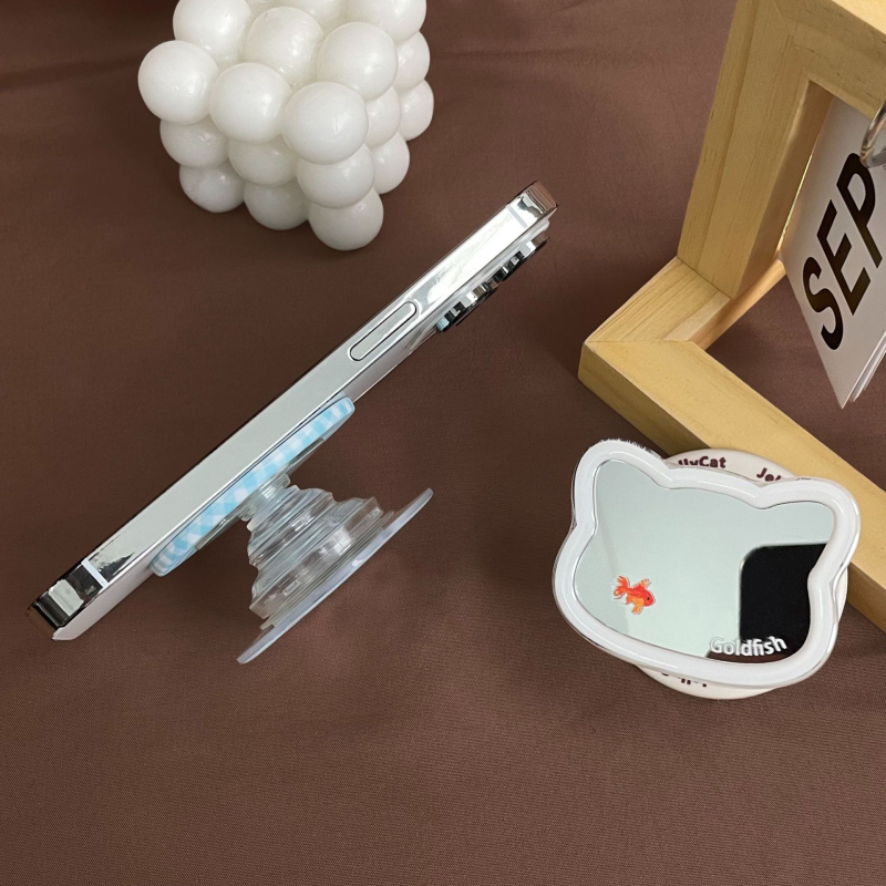 Lazy Bracket pentru telefoane, universal, suport magnetic cu airbag, din plastic, stativ de birou