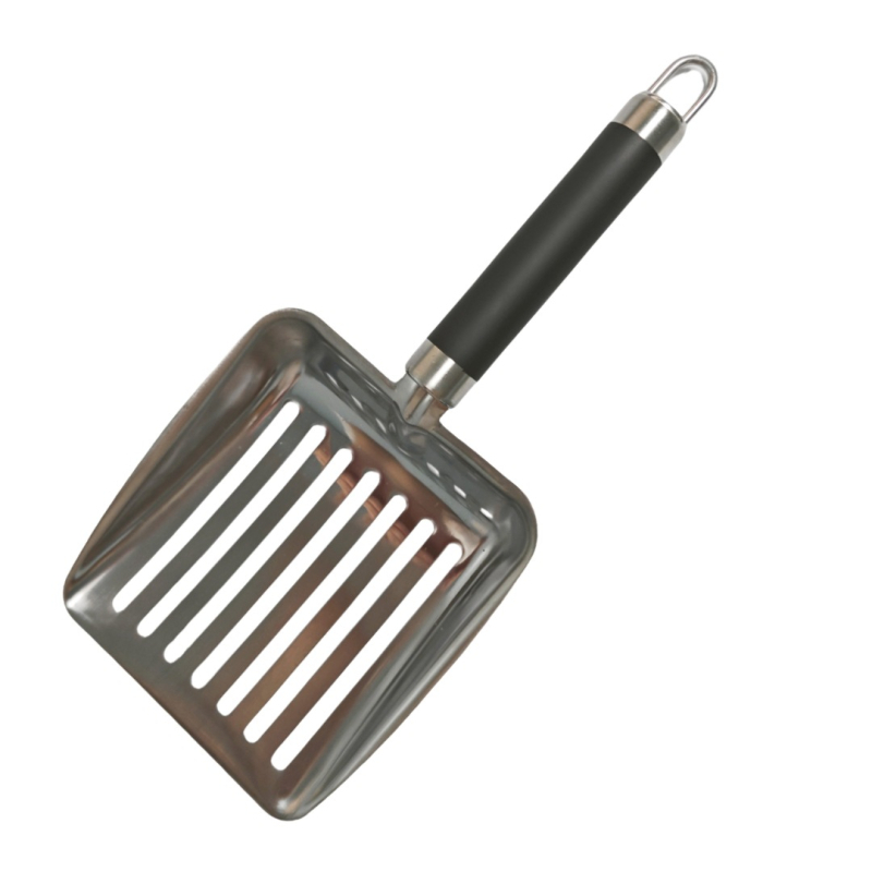 Lopățică pentru nisip de pisică, oțel inoxidabil 430, brand Smooth Sailing, fără import