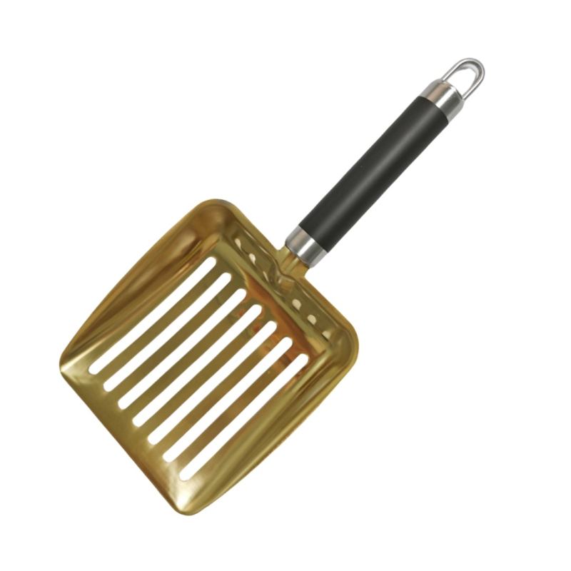 Lopățică pentru nisip de pisică, oțel inoxidabil 430, brand Smooth Sailing, fără import