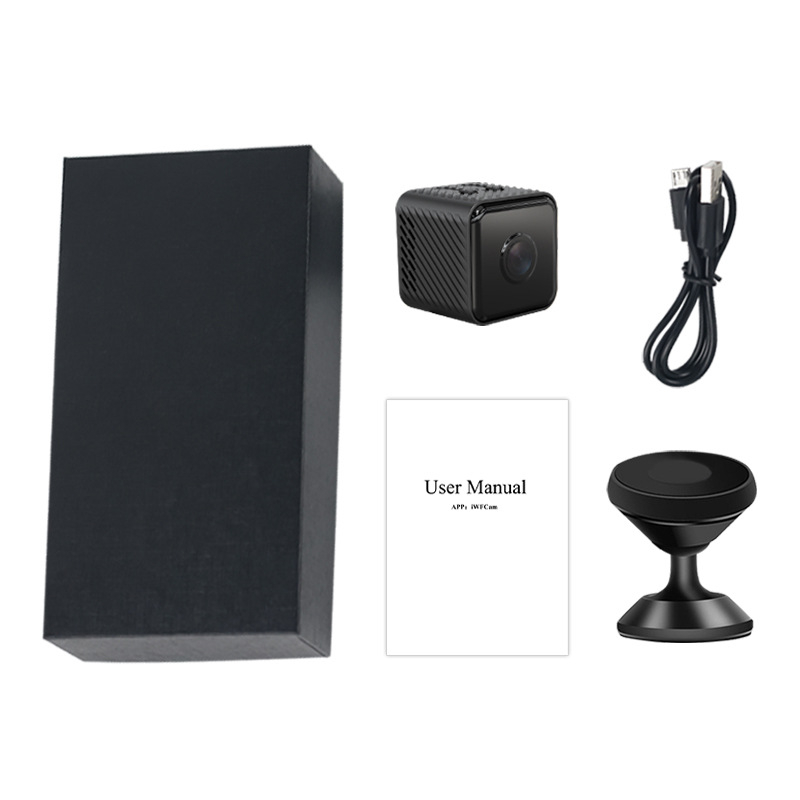 X2 štvorcová kamera 1080P HD Infrared nočné videnie WiFi domáce zabezpečenie TF karta uloženie