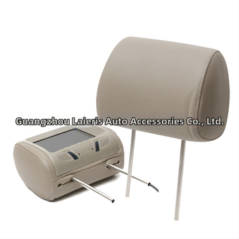 Automobilio galvos atramos ekranas su LCD, AV1/AV2 įvestys, 800x480 raiška, modelis YL-733