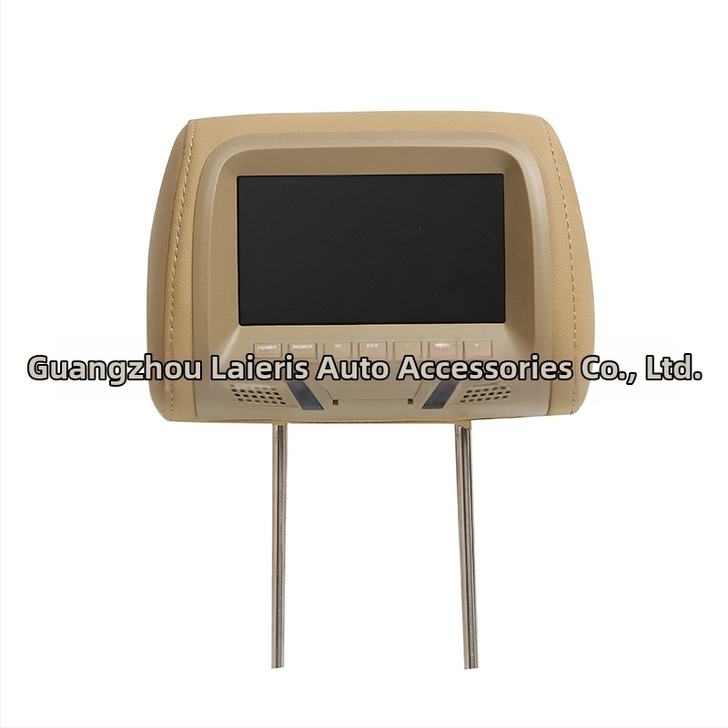 Automobilio galvos atramos ekranas su LCD, AV1/AV2 įvestys, 800x480 raiška, modelis YL-733