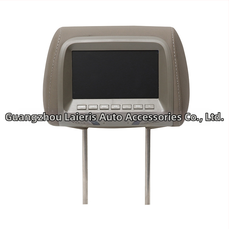 Automobilio galvos atramos ekranas su LCD, AV1/AV2 įvestys, 800x480 raiška, modelis YL-733